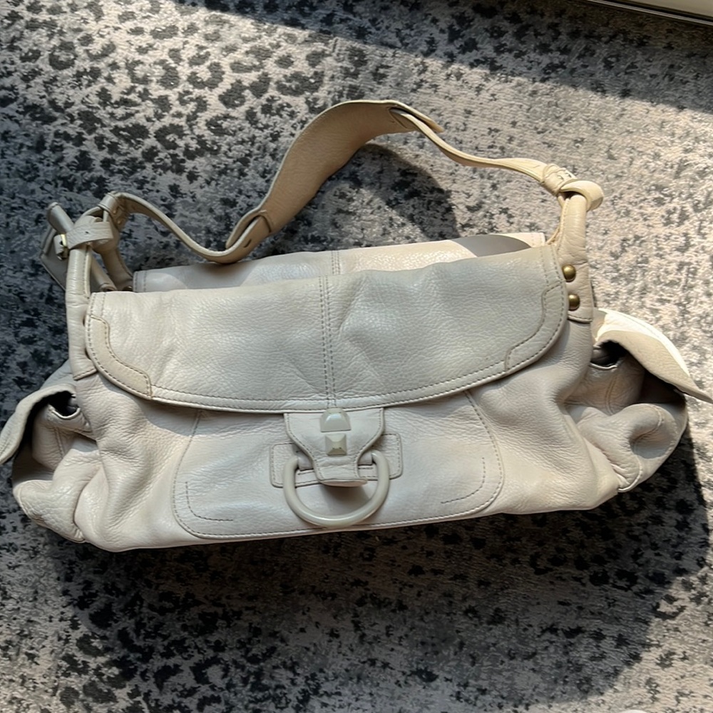 Hayden Harnett Cream colored bag. Excellent condition and beautiful details